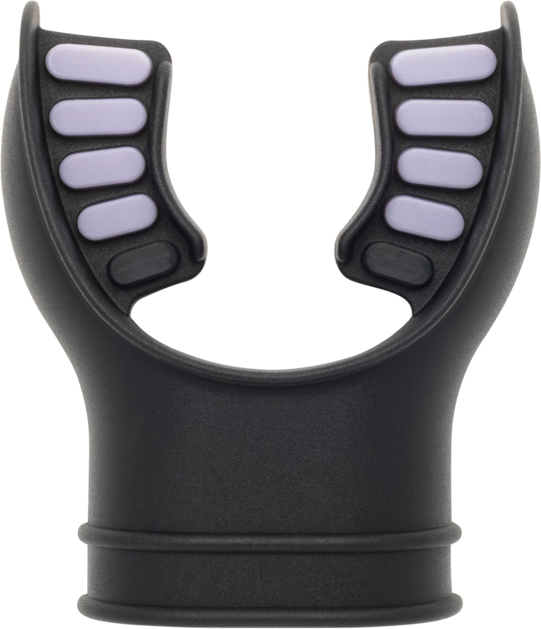 Cressi Silicone Mouthpiece 2 Tone in Schwarz / Grau, Hauptansicht
