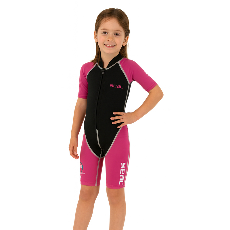 Seac Dolphin Kinder-Shorty 1,5 mm Pink/Schwarz