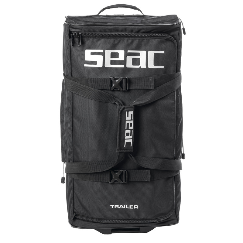Seac Trailer Rollentasche Schwarz 110 lt, 73x40x38 cm