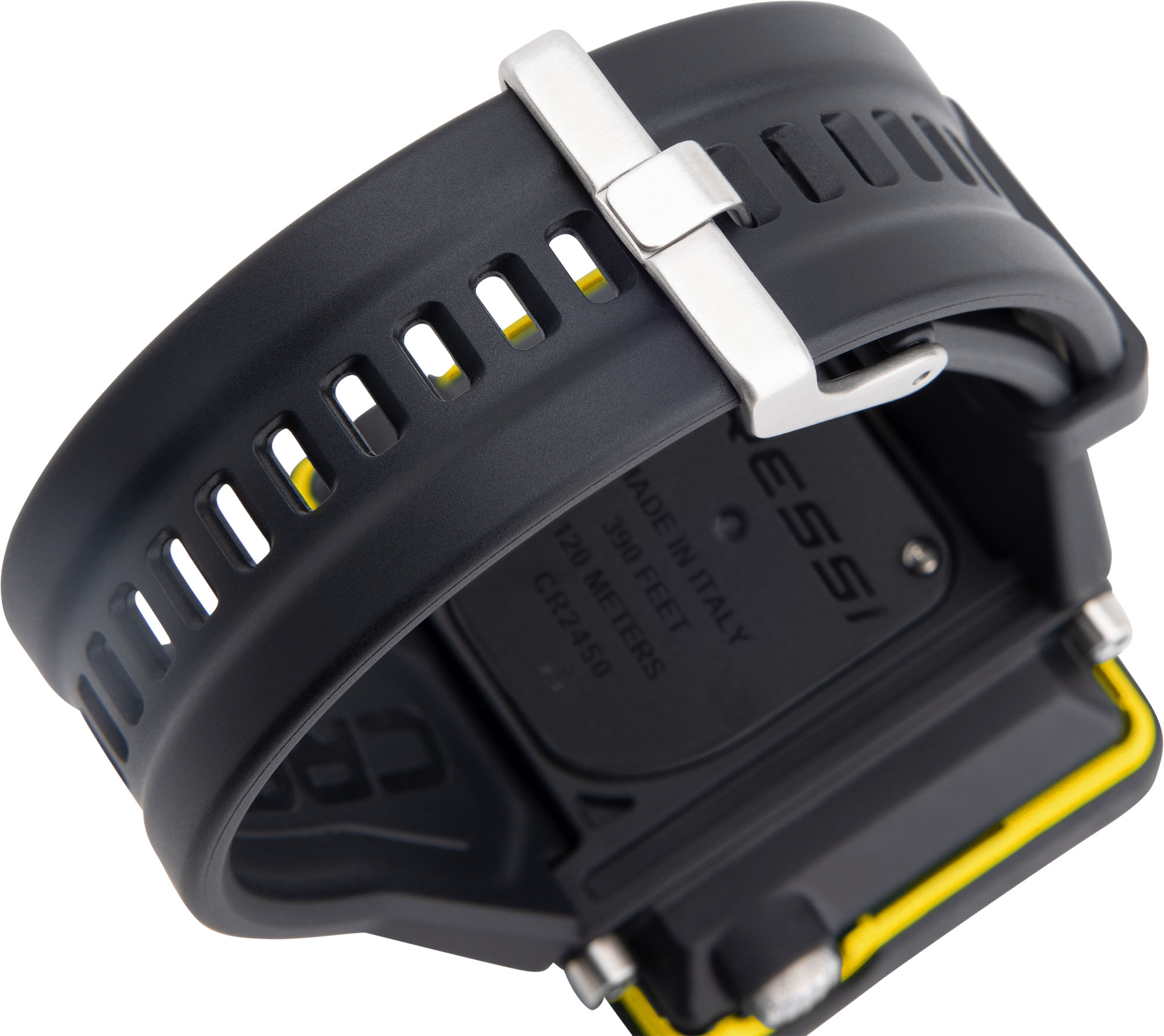 Cressi Tauchcomputer großes Display Raffaello Gelb  Armband