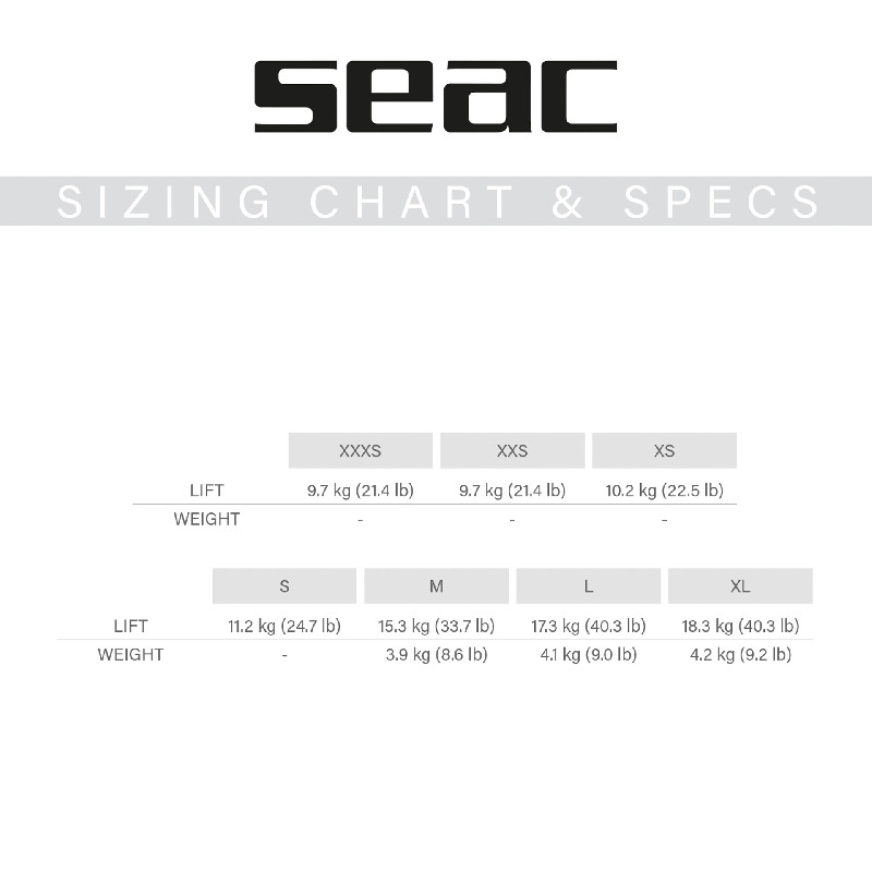 Seac Club – einfaches robustes Tarierjacket