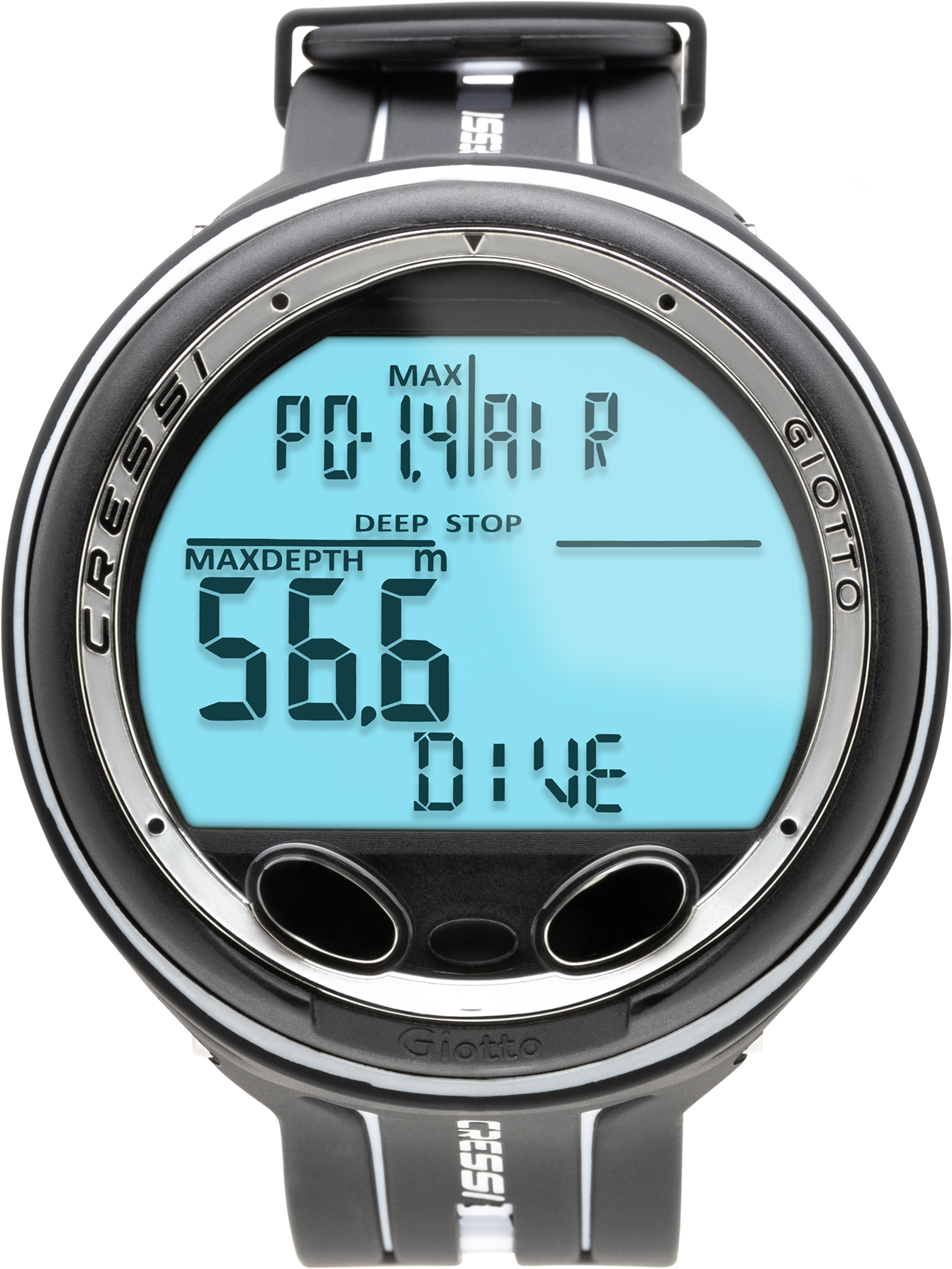 Tauchcomputer Giotto Cressi schwarz silber rot weiss pink