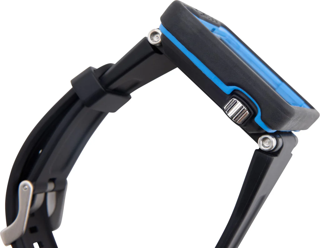 Cressi Tauchcomputer großes Display Raffaello Blau Seite