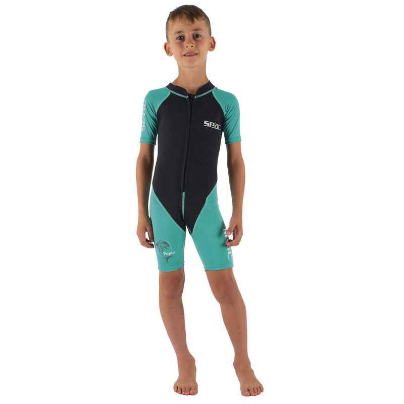 Seac Dolphin Kinder-Shorty 1,5 mm Schwarz/Tiffany
