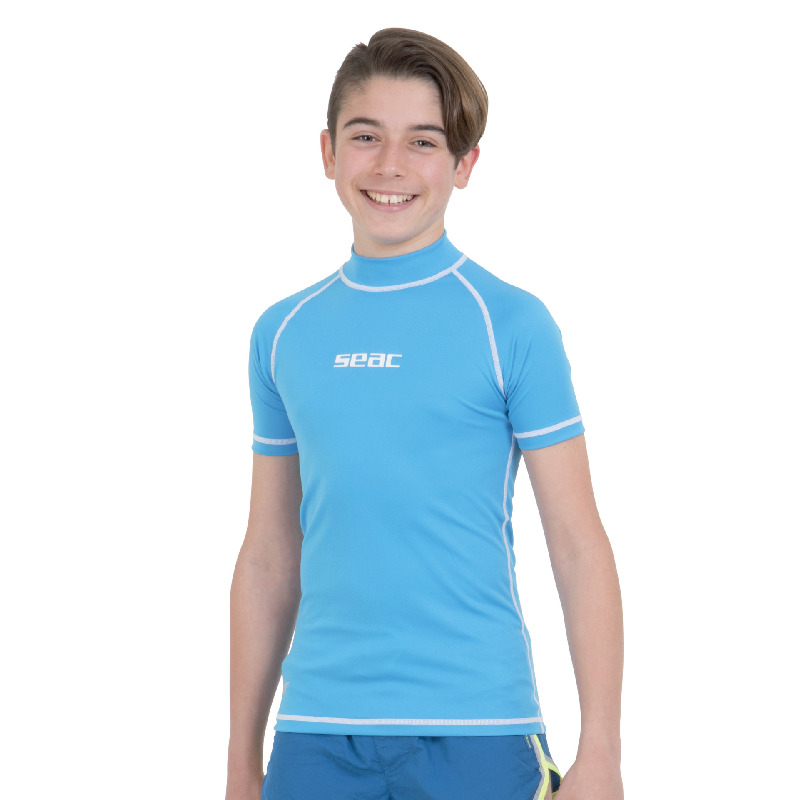 Seac T-Sun Kurz Kinder Hellblau Rashguard von Seac, Ansicht 4