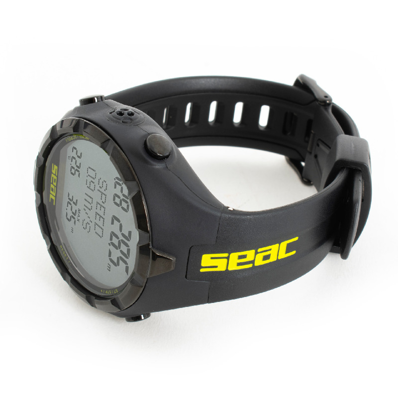 Seac Apnea HR Freitauchcomputer Schwarz/Gelb