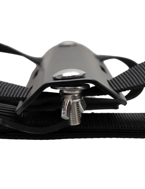 TDS Flaschengurt + Singletank Adapter Alu Black