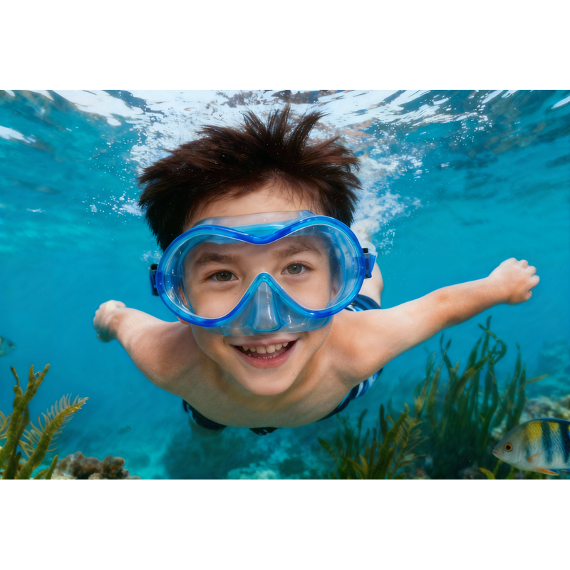 Seac Baia Antifog Silikonmaske für Kinder