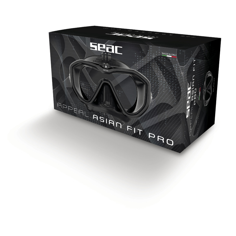 Seac Appeal Pro Asian Fit Tauchmaske mit Action-Cam-Halterung von Seac, Ansicht 5