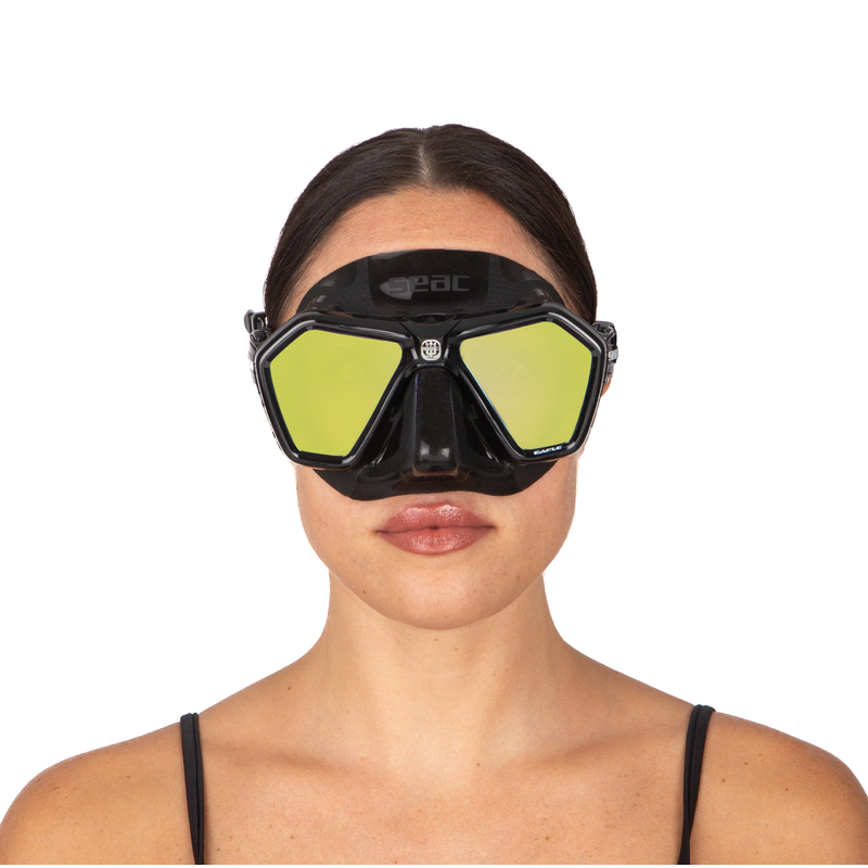 Seac Eagle Apnoe- und Freitauchmaske für optische Gläser