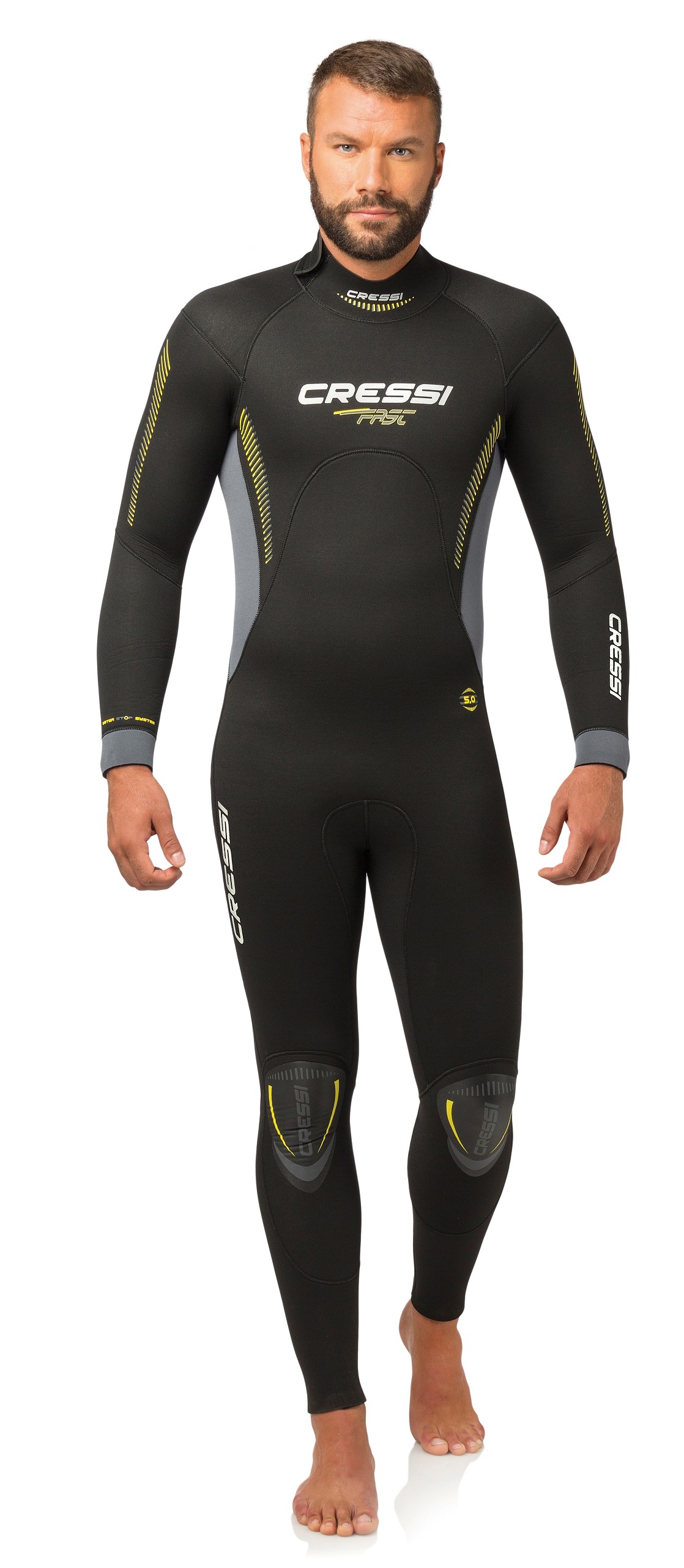 Mann in Fast - Cressi Nasstauchanzug 5MM Herren