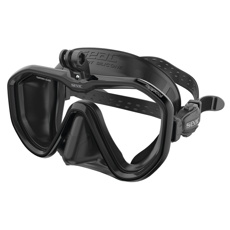 Seac Appeal Pro Asian Fit Tauchmaske mit Action-Cam-Halterung von Seac, Ansicht 2