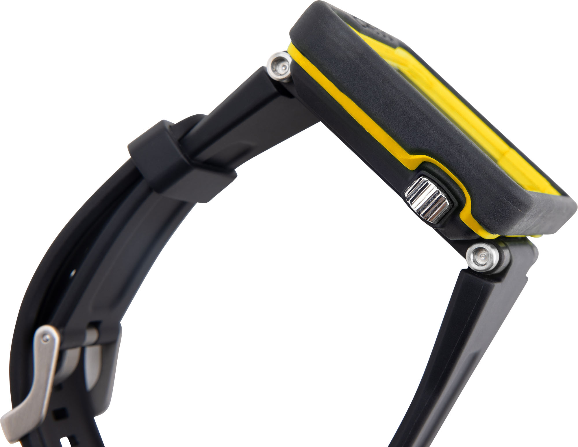 Cressi Tauchcomputer großes Display Raffaello Gelb Seite