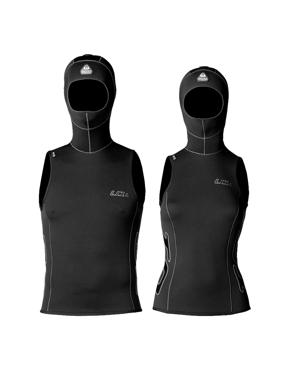 2MM Unterziehweste mit Haube U1 Waterproof 2MM Unterziehweste mit Haube für Tauchanzug U1 Waterproof