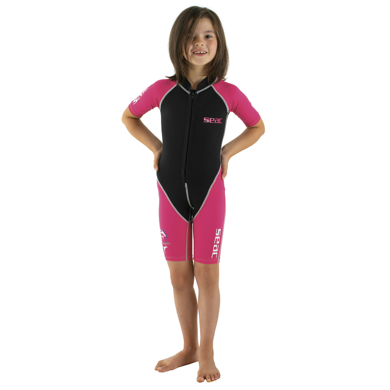 Seac Dolphin Kinder-Shorty 1,5 mm Pink/Schwarz