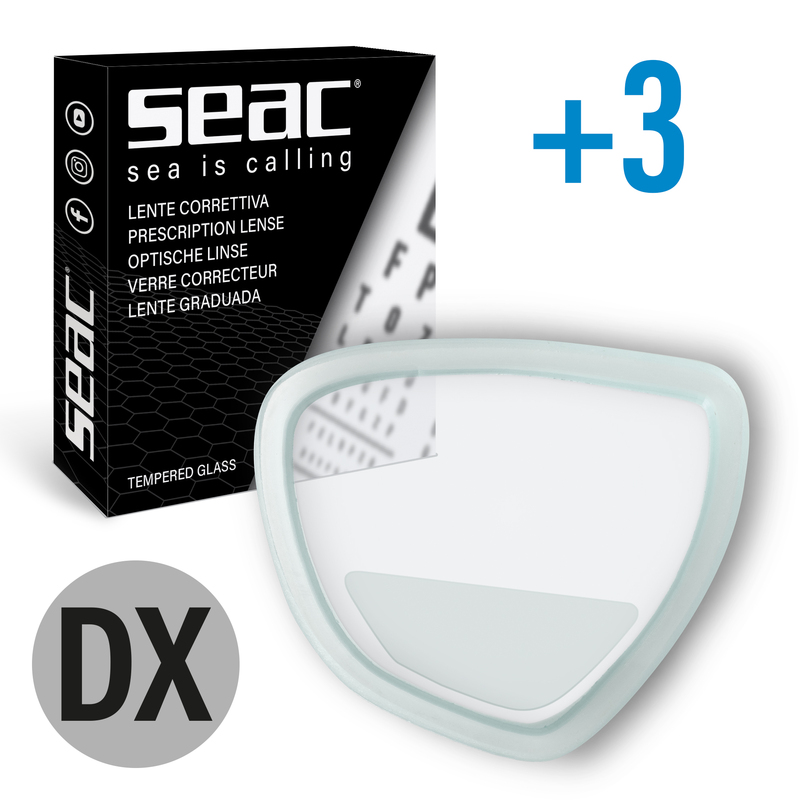 Seac optisches Glas rechts für Italia und Symbol