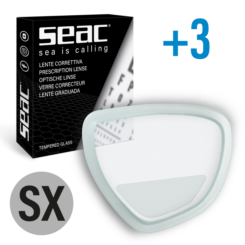 Seac optisches Glas links für Italia und Symbol