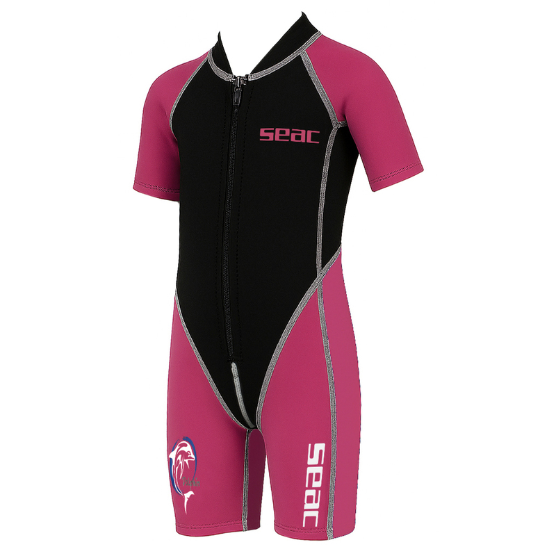 Seac Dolphin Kinder-Shorty 1,5 mm Pink/Schwarz