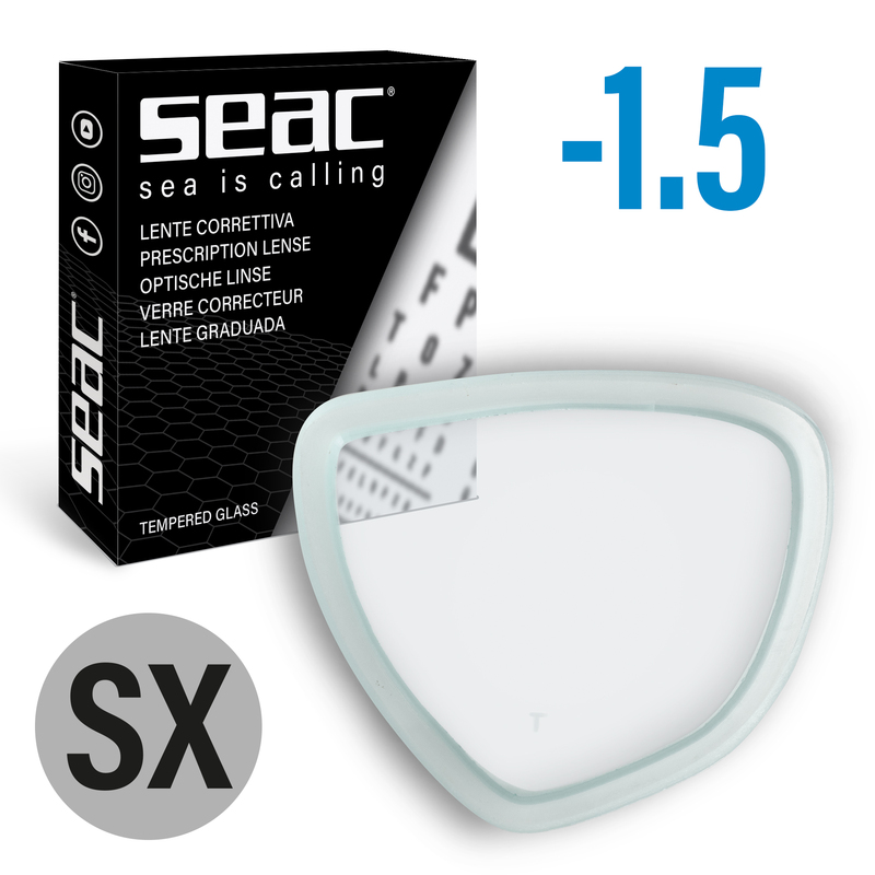 Seac optisches Glas links für Italia und Symbol