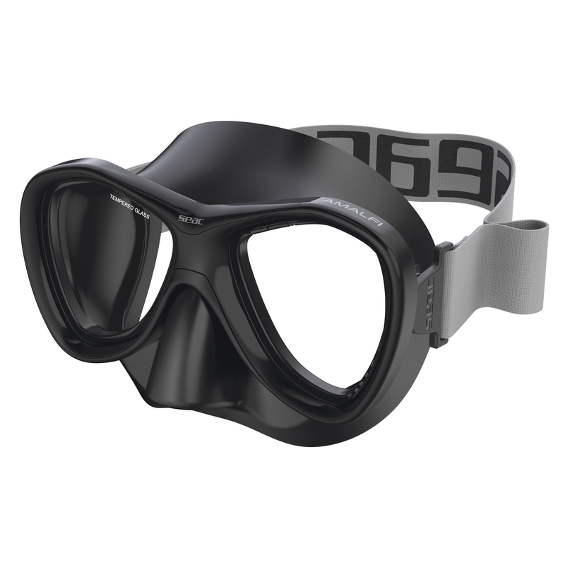 Seac Amalfi Silikon-Schnorchelmaske mit Stoffband