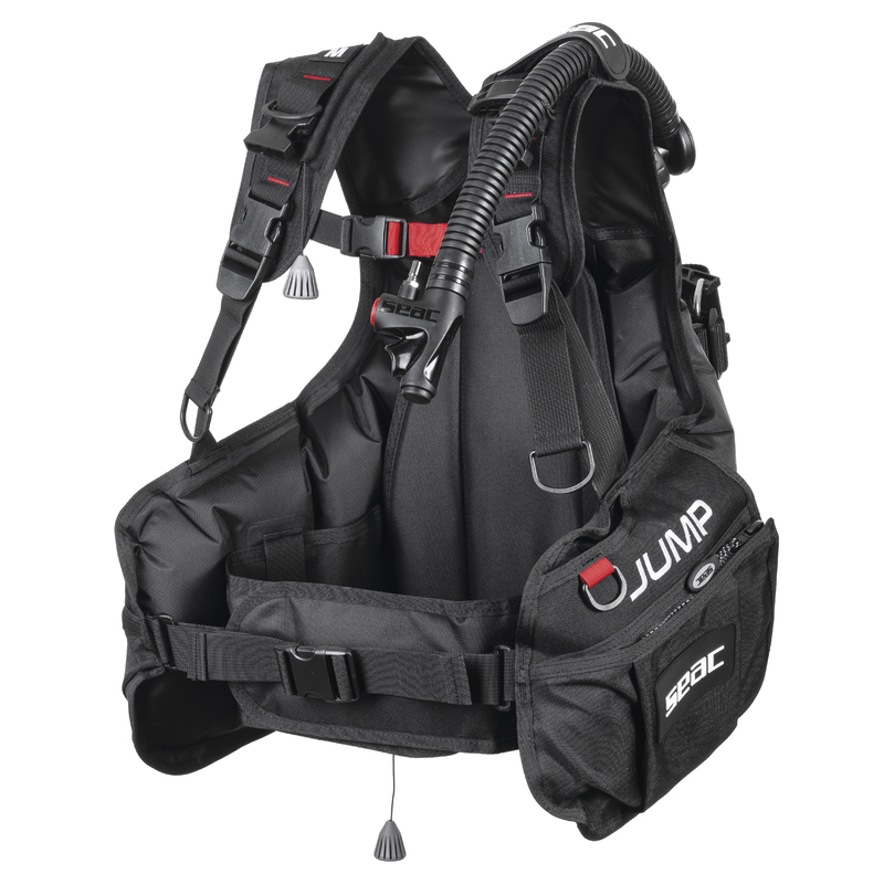 Seac Jump strapazierfähiges Tarierjacket aus 1000-Denier-Nylon in der Vorderansicht