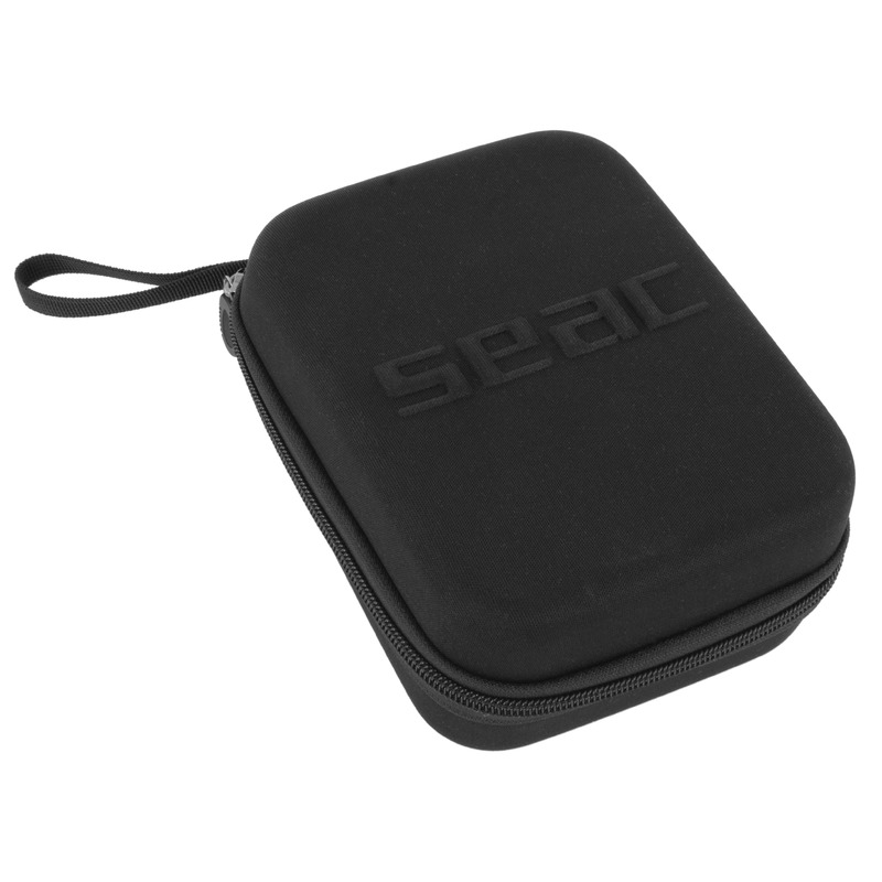Schwarze Seac Schutz- und Transporthülle für Tablet Tauchcomputer und LED-Sender