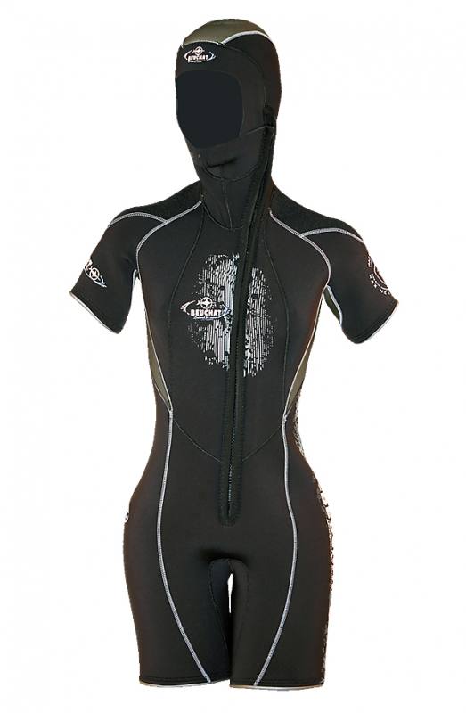 Eisweste mit Kopfhaube Beuchat Focea Comfort 4 Lady 5mm Größe XS - Restposten Eisweste mit Kopfhaube Beuchat Focea Comfort 4 Lady 5mm Größe XS - Restposten