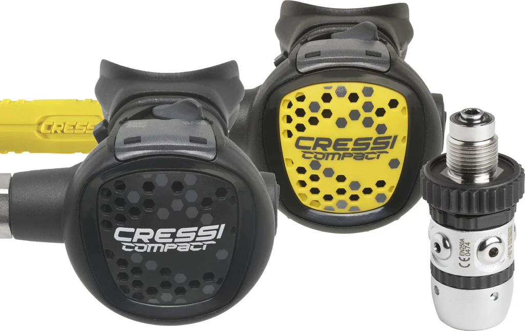 Crerssi AC2 DIN Compact Atemregler Octopus Oktopus Warmwasser Urlaub