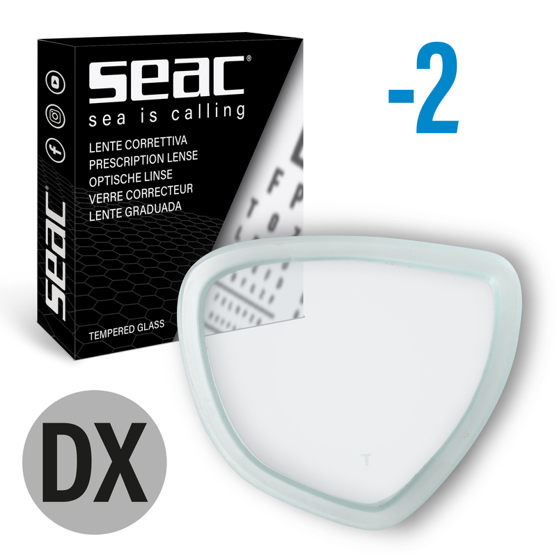 Seac optisches Glas rechts für Italia und Symbol