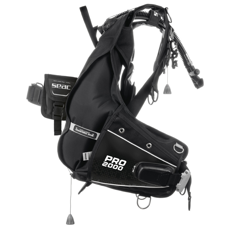 Seac Pro 2000 – komfortorientiertes Hybrid-Tarierjacket mit Bleisystem