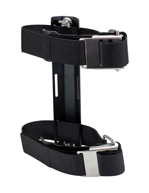 TDS Flaschengurt + Singletank Adapter Alu Black