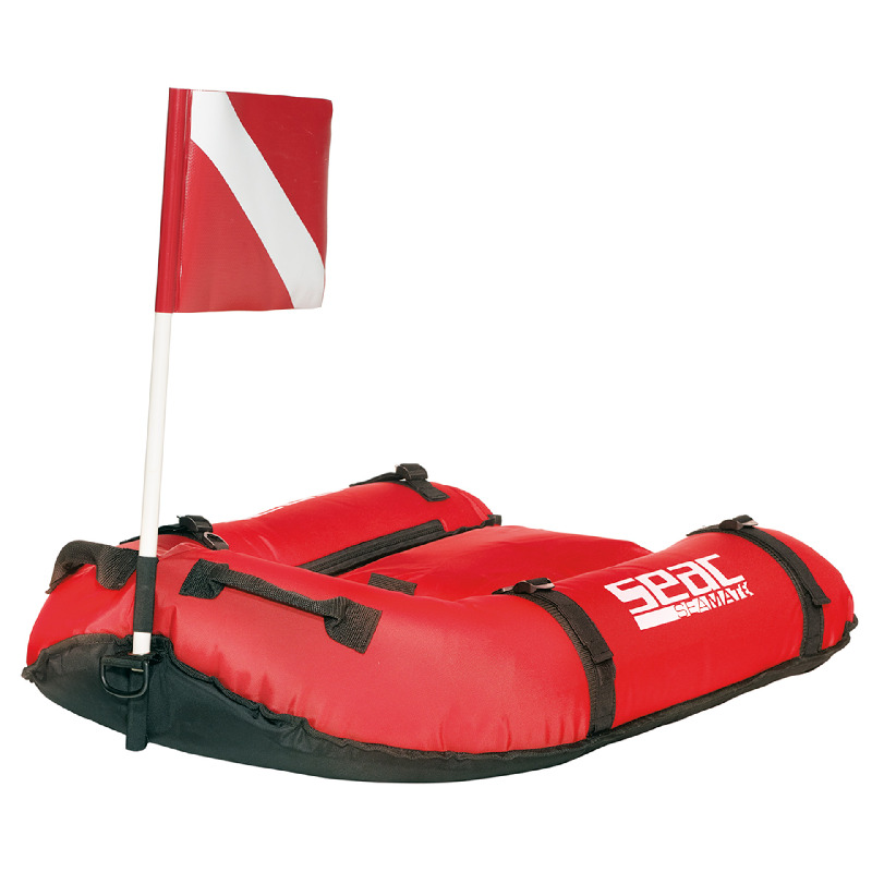 Rotes Seac Sea Mate Apnoe-Board mit Taucherflagge