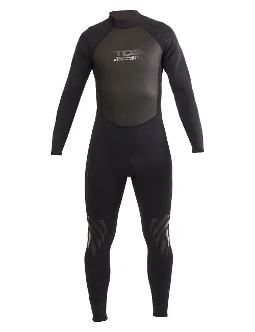 Tauchzubehör: TDS Black One 2,3 mm Herren – Tropen-Nassanzug
