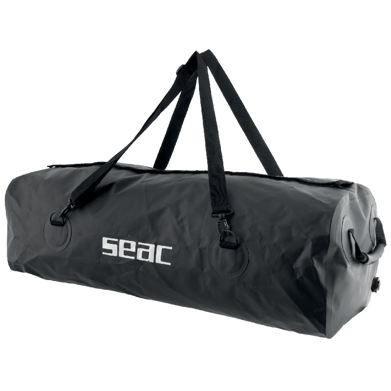 Schwarze Seac U-Boot Apnoe-Tauchtasche mit 100 Litern
