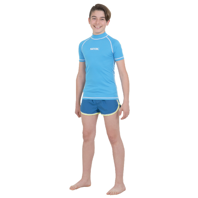 Seac T-Sun Kurz Kinder Hellblau Rashguard von Seac, Ansicht 3