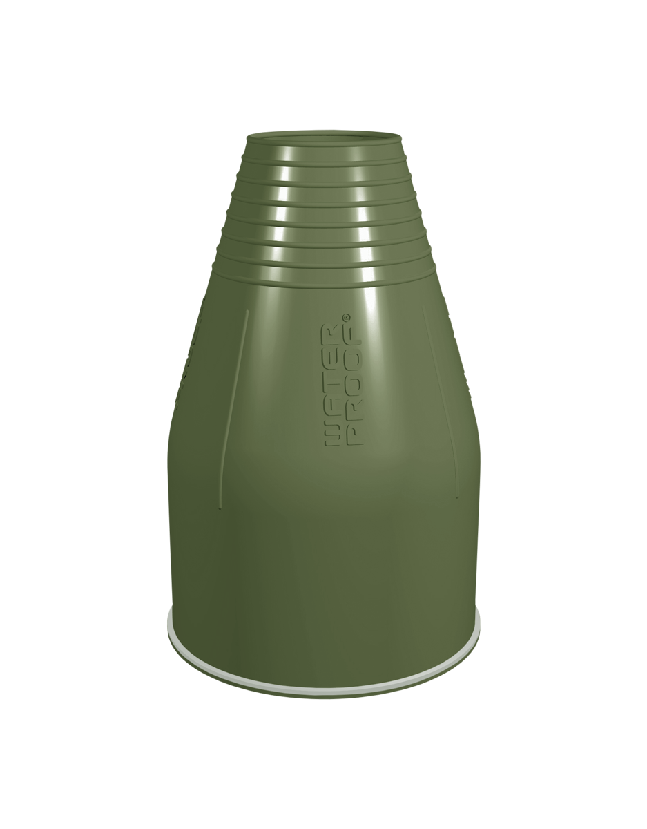 Waterproof Silikon Armmanschette Flatlock Grün