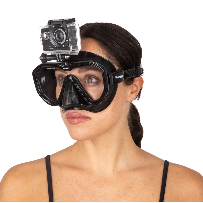Seac Appeal Pro Tauchmaske mit Action-Cam-Halterung