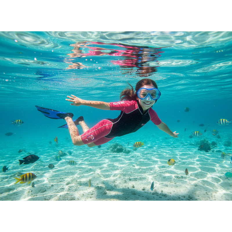 Seac Dolphin Kinder-Shorty 1,5 mm Pink/Schwarz