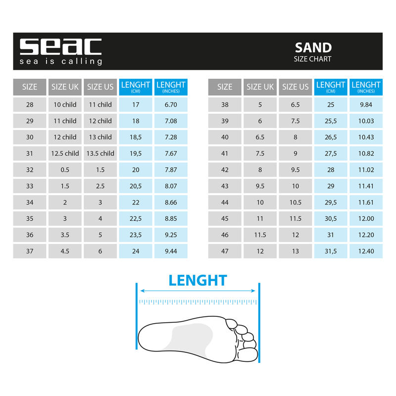 Seac Sand Aquaschuh Weiß/Blau