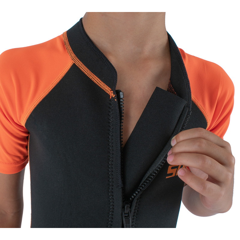 Seac Dolphin Kinder-Shorty 1,5 mm Schwarz/Orange