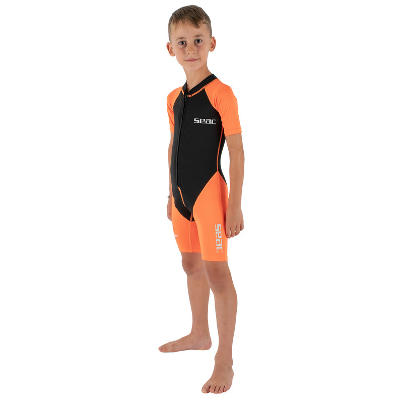 Seac Dolphin Kinder-Shorty 1,5 mm Schwarz/Orange