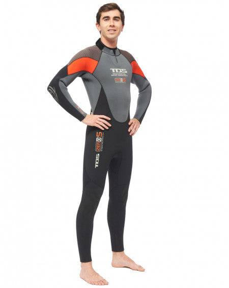 Tauchzubehör: TDS Zero 5 mm Herren – Sportlicher Herren-Nassanzug