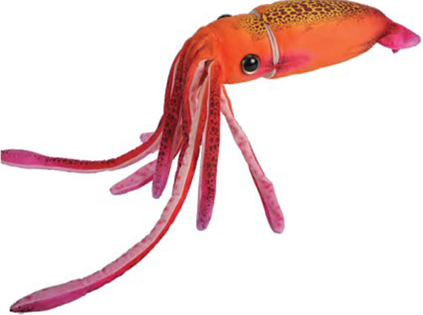 Tintenfisch Wild Republic Kuscheltier grün orange blau