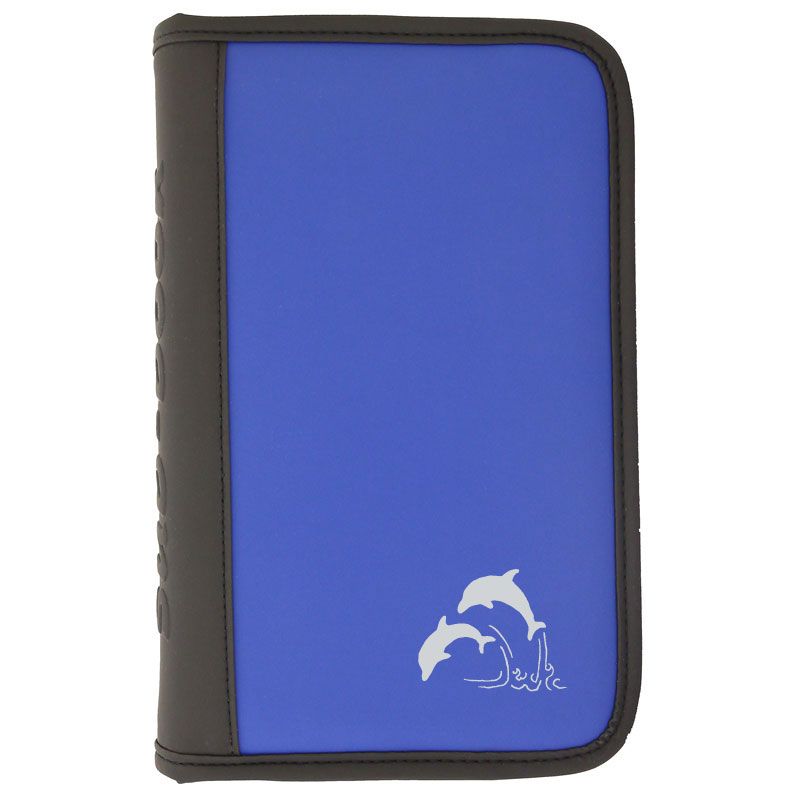Logbuch Sub-Book Blau Delfine