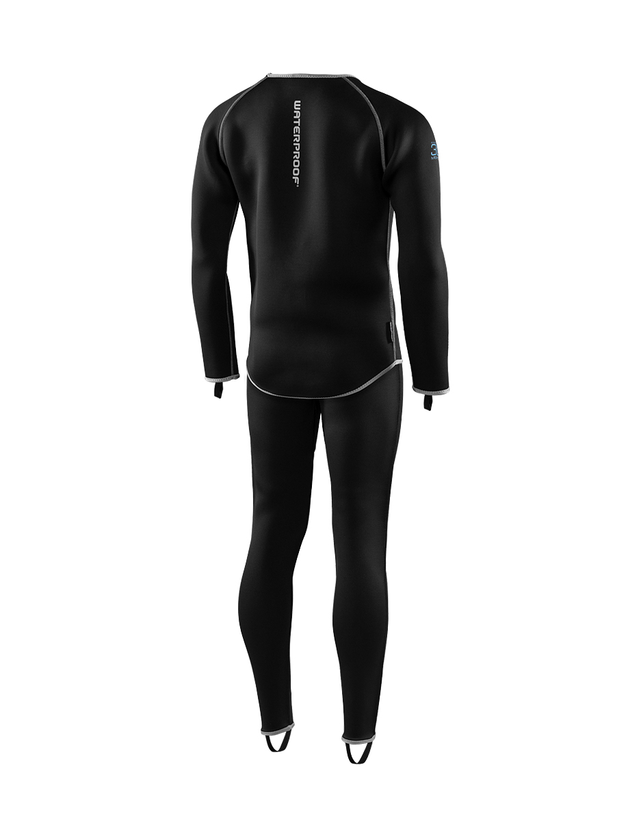 Rückenansicht des hochisolierenden Waterproof Meshtec 3D Tops für Herren aus 3D-Abstandsgewebe