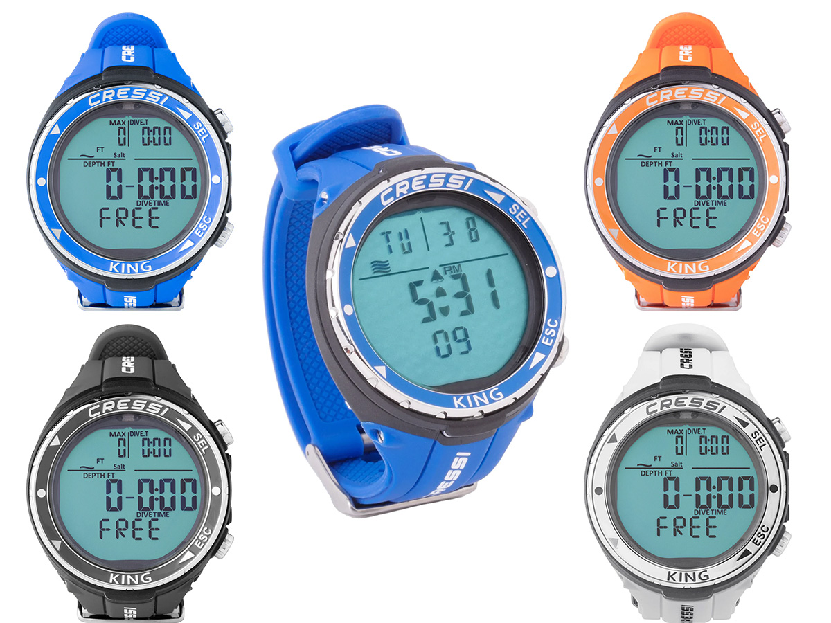 Cressi King – Der ultimative High-End Uhren-Tauchcomputer für Freitaucher