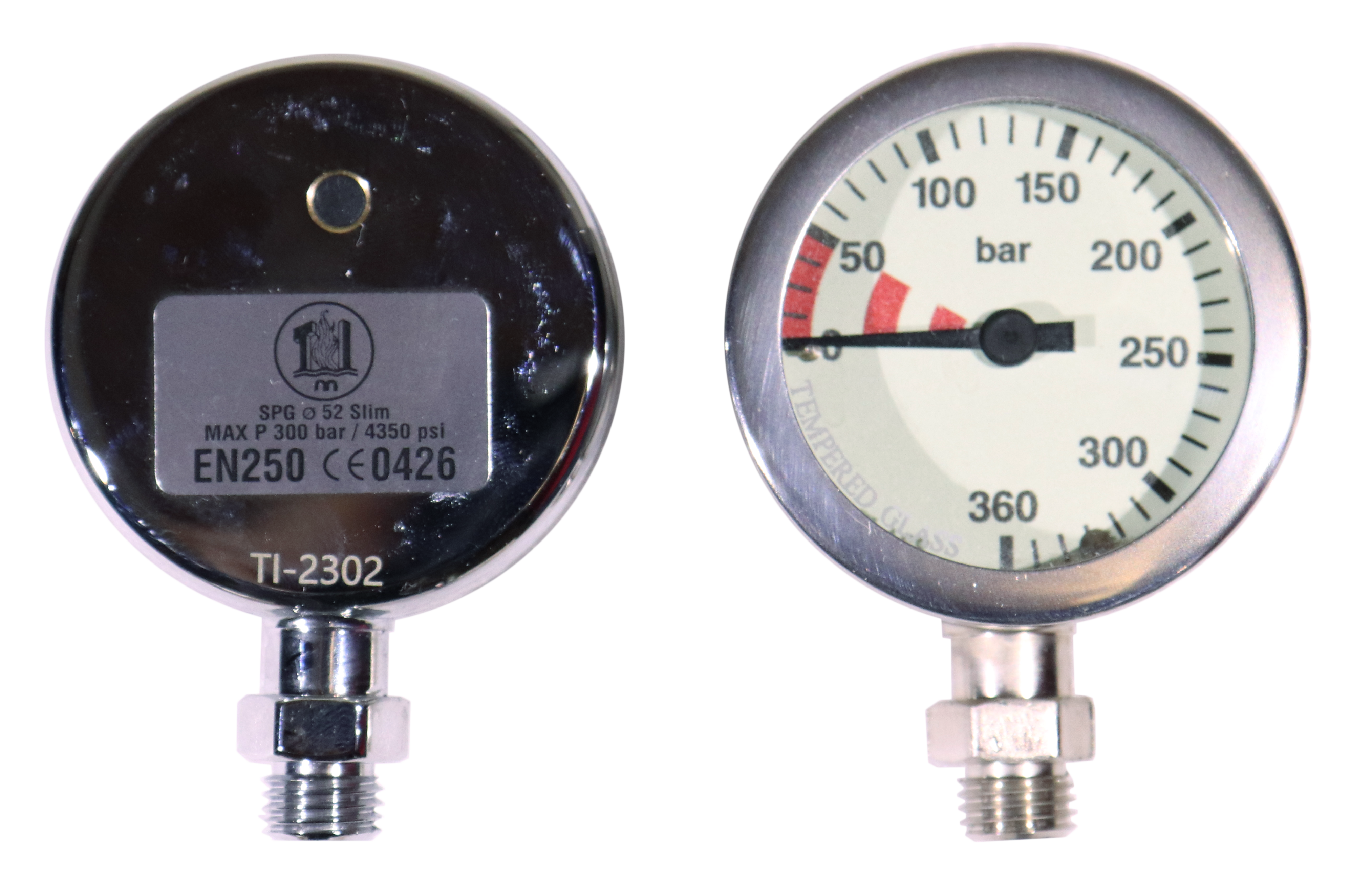 Manometer pro verchromt Tauchsportvertretungen Manometer pro verchromt Tauchsportvertretungen