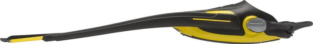 Geräteflosse Tauchflosse Fersenbandflosse Cressi Thor EBS kaufen Bungee-Strap Gelb Seite