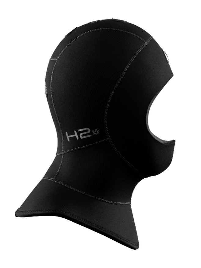 Waterproof H2 5/7mm Kopfhaube – Optimaler Wärmeschutz mit Kragen