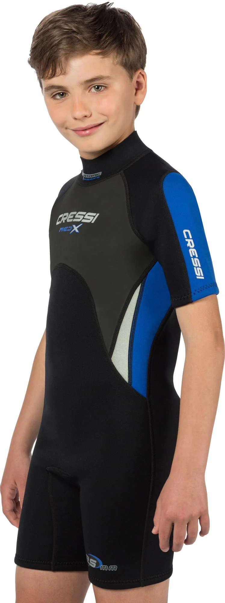 Kinder Shorty Cressi Med-x Neoprenanzug Junior Seite Links